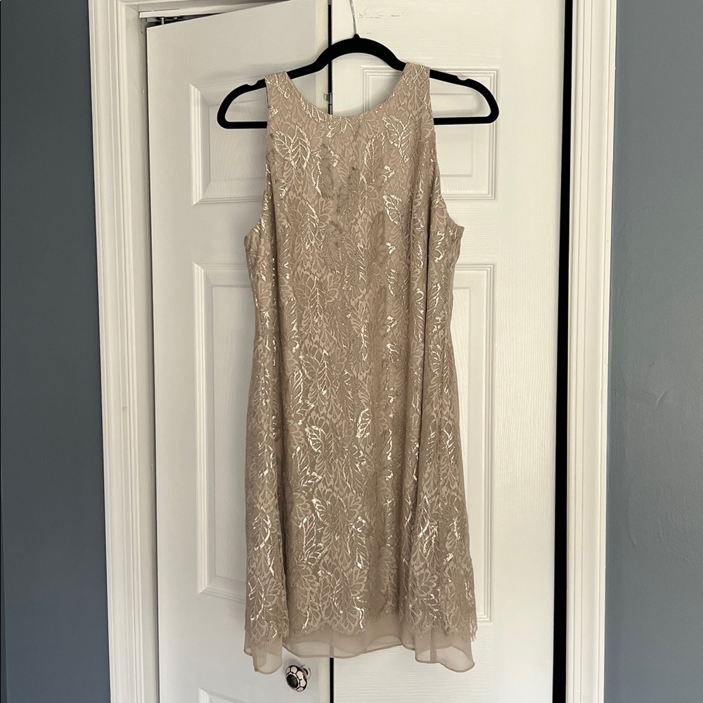 Ralph Lauren Beige Lace Dress